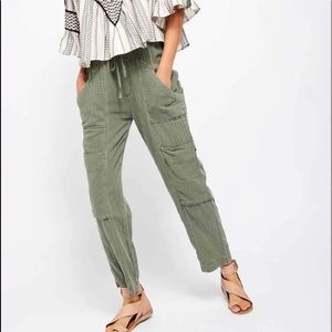 Free People Feeling Good Utility Pull On Pants
